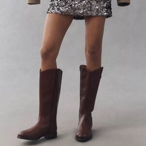 Frye Women's Melissa Boots / Tall Brown Leather Boots